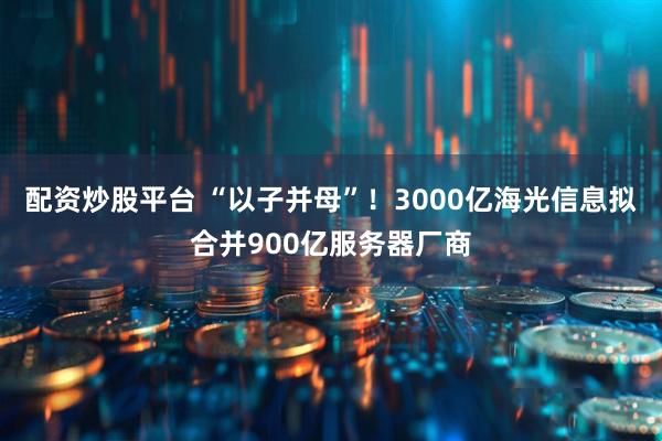 配资炒股平台 “以子并母”！3000亿海光信息拟合并900亿服务器厂商
